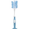 image:imageDr Browns Deluxe Bottle Brush for Cleaning Baby Bottles Nipples and Sippy Cups with Suction Cup Stand and Vent Brush BPAFree Blue 1Pack Packaging and Color May Vary1Pack Blue