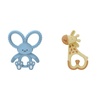 image:imageDr Browns Flexees Blue Bunny amp Ridgees Giraffe Silicone Baby Teethers Designed for 3m Infants BPA Free