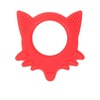 image:imageDr Browns Flexees Friends Baby Teether Orange Fox 100 Silicone BPA Free 3mFox  Orange