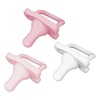 image:imageDr Browns HappyPaci 100 Silicone Baby Pacifier Contoured OnePiece Design GrayGreenEcru 06m BPAFree 3Pack3Pack  LightPinkPinkWhite