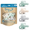 4-Pack  Gray/Green/Ecru