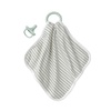 image:imageDr Browns Lovey Blanket with Teether Ring and HappyPaci 100 Silicone OnePiece Pacifier Soothing Security Blanket Set for Baby Peach Suns 0mGray Stripes
