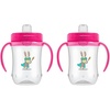 image:imageDr Browns Milestones Soft Spout Sippy Cup with Handles BPAFree Pink Bunny HeroPink Bunny Heroe