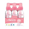 image:imageDr Browns Natural Flow AntiColic Baby Bottles  Pink  8oz  6pk6 Pack  8 oz