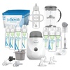 image:imageDr Browns Natural Flow AntiColic Options First Year Feeding Set with Newborn Baby Bottles Soft Spout Transition Cup Bottle Cleaning Brush amp 100 Silicone HappyPaci Pacifier 0m38 Piece  AllinOne Bottle Warmer Gift Set