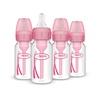 image:imageDr Browns Natural Flow AntiColic Options Narrow Baby Bottle 4 oz120 mL with Level 1 Slow Flow Nipple Pink 0m 4 Pack