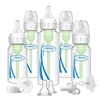image:imageDr Browns Natural Flow AntiColic Options Narrow Baby Bottle Gift Set with Advantage Pacifier amp Bottle Travel Caps 0m15 Piece  Baby Bottle Gift Set