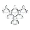 image:imageDr Browns Natural Flow Level T WideNeck Baby Bottle Nipple Slower Flow Rate for Infants 100 Silicone Bottle Nipple BPA Free 0m 6Pack