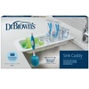 image:imageDr Browns Sink Caddy for Baby Bottles and Parts with Two Brush Holders Over The Sink Kitchen Storage Drying Rack and Organizer BPAFree