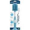 image:imageDr Browns Soft Touch No Scratch Baby Bottle Cleaning Brush Nipple Cleaner with Stand and Storage Clip BPA Free Blue 1Pack1 Pack