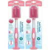 image:imageDr Browns Soft Touch No Scratch Baby Bottle Cleaning Brush Nipple Cleaner with Stand and Storage Clip BPA Free Blue 1Pack2 Pack