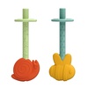 image:imageDr Browns Teething Tubes for Babies Bee and Snail Massaging Silicone Teether Sticks BPA Free 3m 2Pack