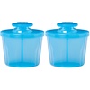 image:imageDr Browns Travel Formula Dispenser with Lid BPA Free  Blue  Holds 27oz1 Count Pack of 2