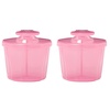 image:imageDr Browns Travel Formula Dispenser with Lid BPA Free  Pink  Holds 27oz2Pack  Pink