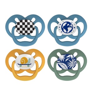 image:imageDr Browns Advantage Symmetrical Pacifier with Air Flow  Blue GlowinTheDark  2Pack  618m Pack of 24 Pack  Glow Blue  Snail