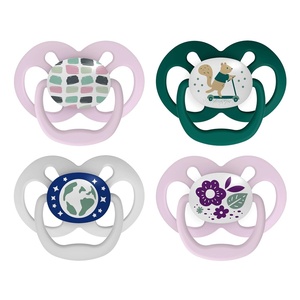 image:imageDr Browns Advantage Symmetrical Pacifier with Air Flow  Blue GlowinTheDark  2Pack  618m Pack of 24 Pack  GlowintheDark Purple Nature  Scooter Squirrel