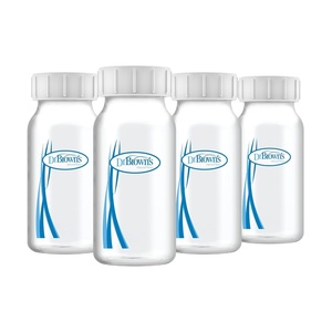 image:imageDr Browns Breast Milk Collection Bottles with Storage Caps Breast Pumps Compatible Collect Store and Keep Milk Fresh BPA Free  4Pack1 Count Pack of 4