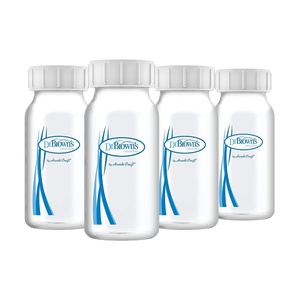 image:imageDr Browns Breast Milk Collection Bottles with Storage Caps Breast Pumps Compatible Collect Store and Keep Milk Fresh BPA Free  4Pack4 Ounce Pack of 24
