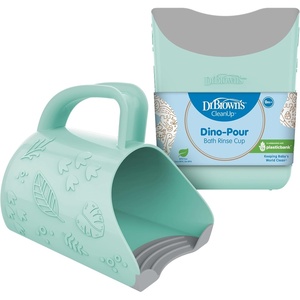 image:imageDr Browns CleanUp DinoPour Baby Bath Rinse Cup TearFree Rinsing for Babies and Toddlers BPA FreeSmall