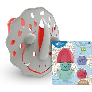 image:imageDr Browns CleanUp Float amp Hatch Dino Eggs MultiUse Interactive Bath and Pool Toy for Toddlers 6m BPA Free Packaging May VaryDinoscoop With Float  Hatch Dino Eggs