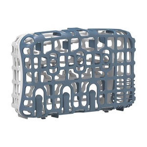 image:imageDr Browns Dishwasher Basket for Small Baby Bottle Parts Pacifiers and Accessories Clean Store and Organize Newborn Essentials BPA FreeBlue