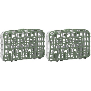 image:imageDr Browns Dishwasher Basket for Small Baby Bottle Parts Pacifiers and Accessories Clean Store and Organize Newborn Essentials BPA FreeVerde