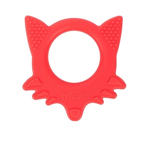 image:imageDr Browns Flexees Friends Baby Teether Orange Fox 100 Silicone BPA Free 3mFox  Orange