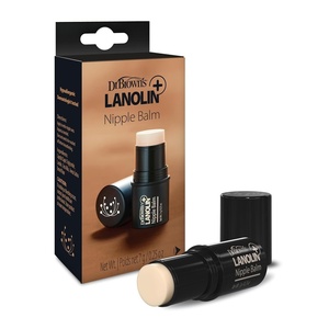image:imageDr Browns Lanolin Nipple Balm Postpartum and Breastfeeding Essential Soothe and Protect Dry Chapped Nipples 7 g25 ozLanolin  Nipple Balm