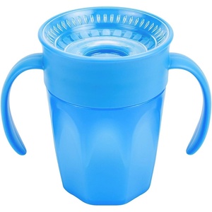 image:imageDr Browns Milestones Cheers 360 Spoutless Transition Cup with Handles Travel Friendly and Leak Free Sippy for Babies and Toddlers Pink BPAFree 7 oz200 mL 6mBlue