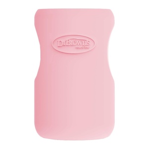 image:imageDr Browns Options WideNeck Glass Bottle Sleeve 100 Silicone Pink BPAFree 5 oz 1PackPink