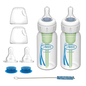 image:imageDr Browns Specialty Feeding System Starter Kit Narrow Baby Bottles InfantPaced Feeding Valve Oral Feeding Solution for Infants with Cleft Lip Tongue Tie Lip Tie 0m2 Count