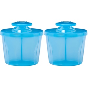 image:imageDr Browns Travel Formula Dispenser with Lid BPA Free  Blue  Holds 27oz1 Count Pack of 2