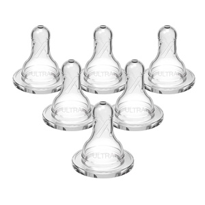 image:imageDr Browns UltraPreemie Narrow Baby Bottle Nipple Specialty Extra Slow Flow Rate 100 Silicone BPA Free 0m 6 Pack