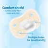 image:imageDr Browns Advantage OnePiece Silicone Baby Pacifier Fully Symmetrical Soother EcruGrayGreen 06M BPAFree 4Pack