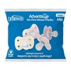 image:imageDr Browns Advantage OnePiece Silicone Baby Pacifier Fully Symmetrical Soother EcruLightPinkPink 06M BPAFree 4Pack