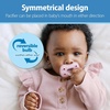 image:imageDr Browns Advantage OnePiece Silicone Baby Pacifier Fully Symmetrical Soother EcruLightPinkPink 06M BPAFree 4Pack