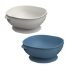image:imageDr Browns NoSlip Suction Bowls Baby and Toddler 4m 2Pack PinkLilac  Dr Browns Designed to Nourish NoSlip Suction Bowls for Babies and Toddlers Quick Release Tab BPAFree 4m 2PackBlue and Gray