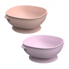 image:imageDr Browns NoSlip Suction Bowls Baby and Toddler 4m 2Pack PinkLilac  Dr Browns Designed to Nourish NoSlip Suction Bowls for Babies and Toddlers Quick Release Tab BPAFree 4m 2PackLilac and Pink