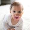 image:imageDr Browns HappyPaci 100 Silicone Baby Pacifier Contoured OnePiece Design Pink 06m BPAFree 4 PackSolid Pink