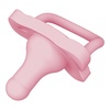 image:imageDr Browns HappyPaci 100 Silicone Baby Pacifier Contoured OnePiece Design Pink 06m BPAFree 4 PackSolid Pink
