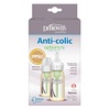 image:imageDr Browns AntiColic Options Narrow PPSU Baby Bottle with Level 1 Slow Flow Nipples Durable and Lightweight BPA Free 4 oz120 ml 2PackAmber