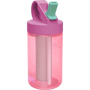 image:imageDr Browns Sport Bottle with Freezer Stick and Straw Lid for Kids and Toddlers Pink BPAFree 12 oz355 mL 12m