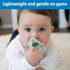 image:imageDr Browns HappyPaci 100 Silicone Baby Pacifier GrayGreenEcruGrayBlackWhite 06m BPAFree 8Pack