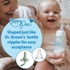 image:imageDr Browns HappyPaci 100 Silicone Baby Pacifier GrayGreenEcruLightBlueBlueWhite 06m BPAFree 8Pack
