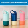 image:imageDr Browns Insulated Stainless Steel Water Bottle Straw Lid 12oz GreenPink