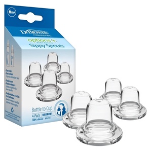 image:imageDr Browns Milestones Options Narrow Sippy Spouts 4Pack