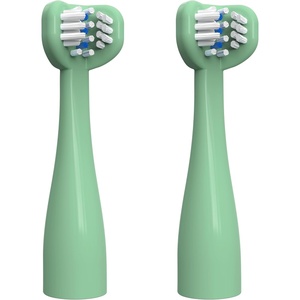 image:imageDr Browns Electric Toothbrush Toothscrubber Replacement Heads Green