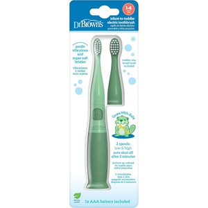 image:imageDr Browns InfanttoToddler Electric Toothbrush 14 Years  Green