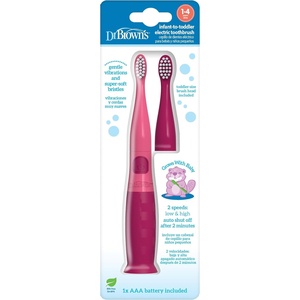 image:imageDr Browns InfanttoToddler Electric Toothbrush 14 Years  Pink