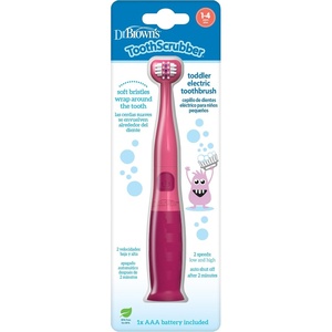 image:imageDr Browns ToothScrubber Toddler Electric Toothbrush 14 Years  Pink